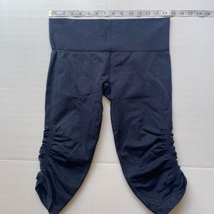 Lululemon Women's, In The Flow Blue Ruched Legging